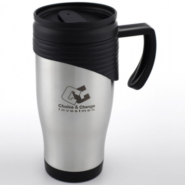 Logotrade advertising products photo of: Stainless steel thermo cup EL PASO 400 ml