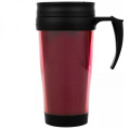 Plastic cup FORT WORTH 400 ml, red