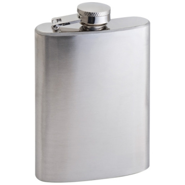 Logo trade promotional merchandise image of: Stainless steel hip flask FRESNO 104 ml