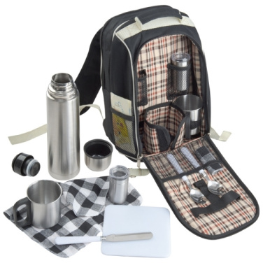 Logotrade promotional merchandise image of: Luxurious picnic backpack with cool bag GEORGIA