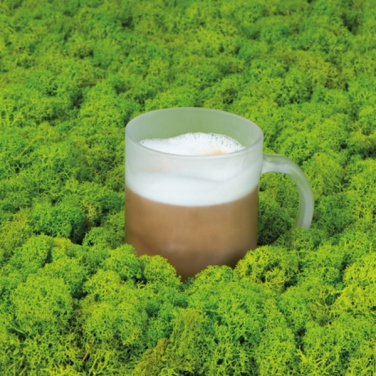 Logo trade promotional giveaways picture of: Glass coffee mug GENEVA 300 ml