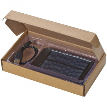 Logo trade promotional giveaway photo of: Solar power bank PHILADELPHIA