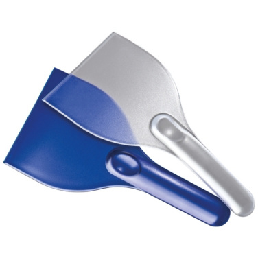 Logo trade promotional merchandise image of: Plastic ice scraper HULL