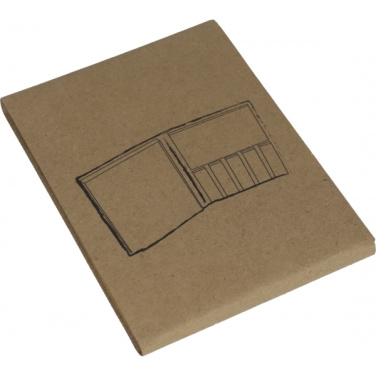 Logotrade promotional giveaway image of: Adhesive note pad BURLINGTON