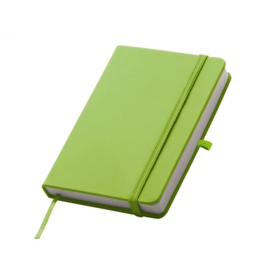 Logo trade business gift photo of: A6 note book LUBECK