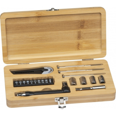 Logo trade promotional products picture of: 22-piece tool set BERINGEN