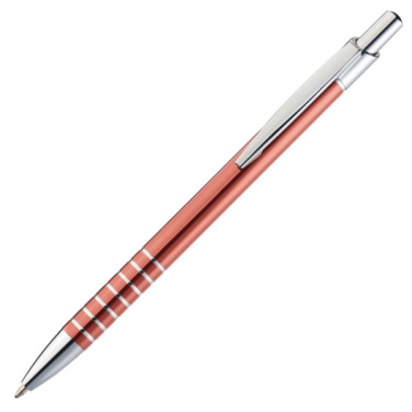 Logo trade corporate gifts image of: Metal ballpen ITABELA