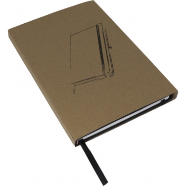 Logo trade corporate gift photo of: A5 note book KIEL