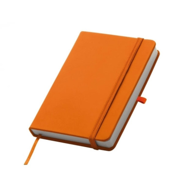 Logo trade business gift photo of: A6 note book LUBECK