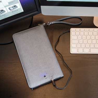 Logo trade advertising products picture of: Travel folder with power bank Almera