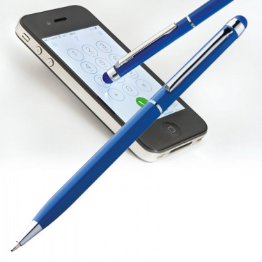 Logotrade promotional items photo of: Metal ballpen with touch pen NEW ORLEANS