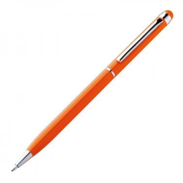 Logo trade promotional products image of: Metal ballpen with touch pen NEW ORLEANS