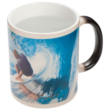 Logotrade promotional product image of: Colour-changing sublimation mug SIRMIONE 300 ml