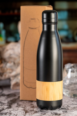 Logo trade promotional merchandise picture of: Stainless steel bottle KOBE 750 ml