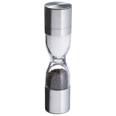 Logo trade promotional gifts image of: Salt and pepper mill 2-in-1 ROME