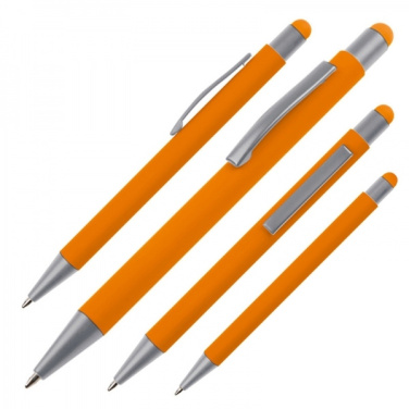 Logo trade promotional products picture of: Metal ballpen touch pen soft touch SALT LAKE CITY