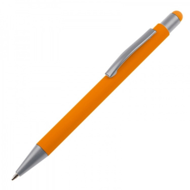 Logotrade advertising product image of: Metal ballpen touch pen soft touch SALT LAKE CITY