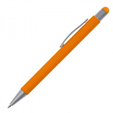 Logo trade advertising product photo of: Metal ballpen touch pen soft touch SALT LAKE CITY