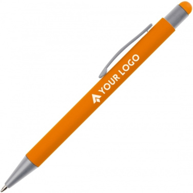 Logotrade promotional item picture of: Metal ballpen touch pen soft touch SALT LAKE CITY