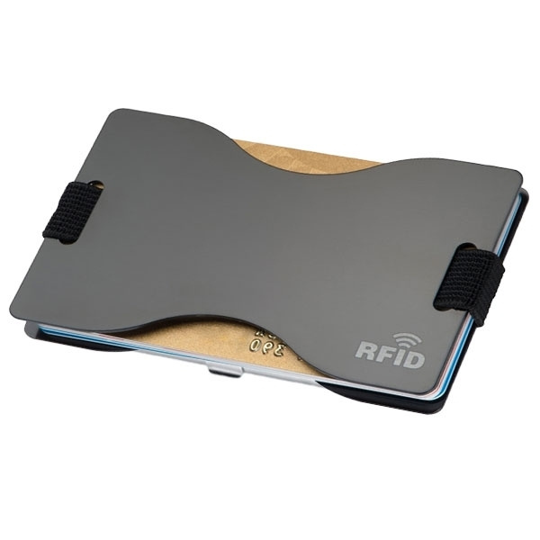 Logo trade promotional merchandise image of: RFID card holder GLADSTONE