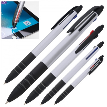Logo trade corporate gift photo of: Plastic ballpen 3in1 BOGOTA