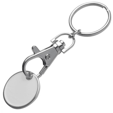 Logotrade promotional merchandise photo of: Keyring with shopping coin ARRAS