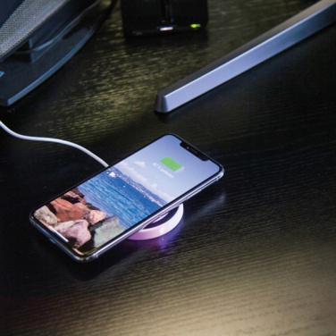 Logo trade promotional giveaway photo of: Induction charger KARTHAGO