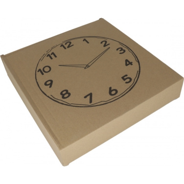 Logo trade promotional items picture of: Slate wall clock GRAZ