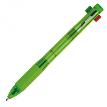 Logotrade business gift image of: Plastic ballpen 4in1 NEAPEL