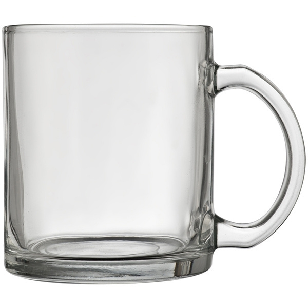 Logo trade promotional giveaways image of: Glass mug LIMERICK 300 ml