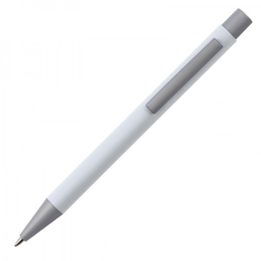 Logo trade promotional giveaway photo of: Metal ballpen soft touch ABU DHABI