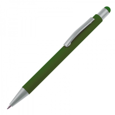 Logo trade promotional item photo of: Metal ballpen touch pen soft touch SALT LAKE CITY