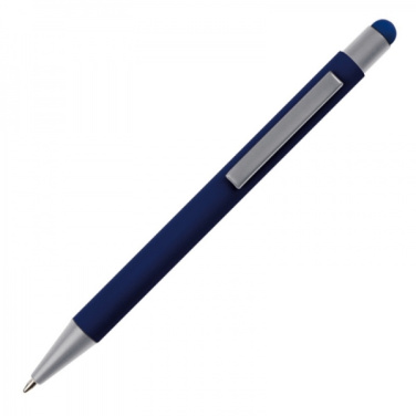 Logo trade promotional items picture of: Metal ballpen touch pen soft touch SALT LAKE CITY