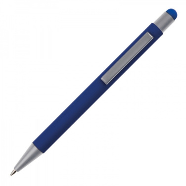 Logotrade promotional merchandise image of: Metal ballpen touch pen soft touch SALT LAKE CITY