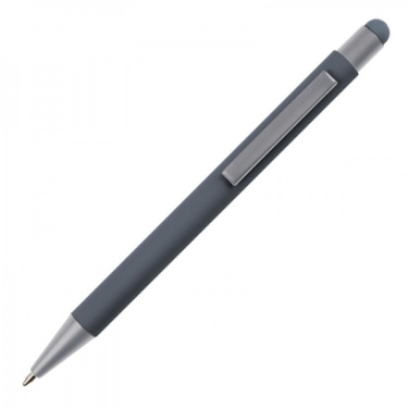 Logo trade corporate gifts image of: Metal ballpen touch pen soft touch SALT LAKE CITY