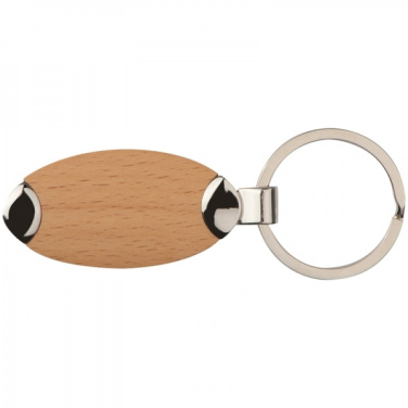 Logo trade promotional merchandise image of: Wooden keyring BALTRUM