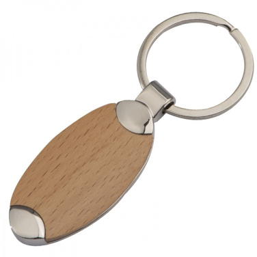 Logo trade promotional gifts picture of: Wooden keyring BALTRUM