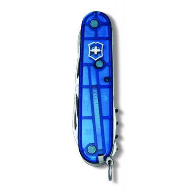 Logo trade promotional merchandise photo of: Pocket knife Climber transparent Victorinox