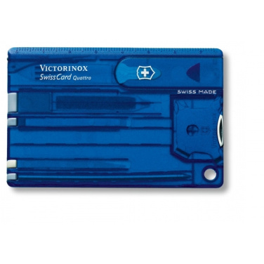 Logo trade promotional merchandise photo of: SwissCard Quattro Victorinox