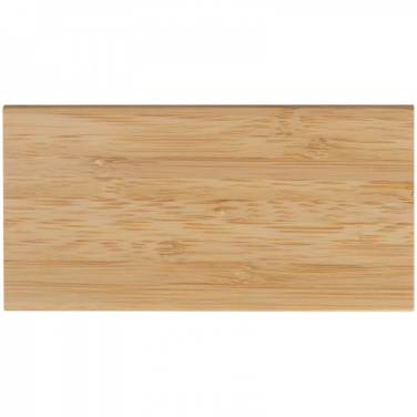 Logotrade promotional giveaway image of: Bamboo power bank KATOWICE