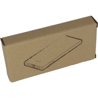 Logotrade promotional product picture of: Bamboo power bank KATOWICE