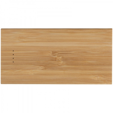 Logo trade advertising product photo of: Bamboo power bank KATOWICE