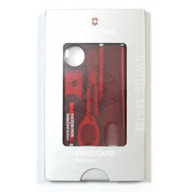 Logo trade promotional products picture of: Multitool SwissCard Nailcare Victorinox
