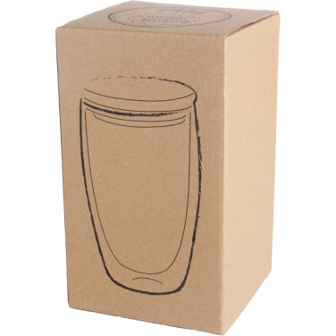 Logo trade business gift photo of: Double-walled glass ZAKOPANE 500 ml