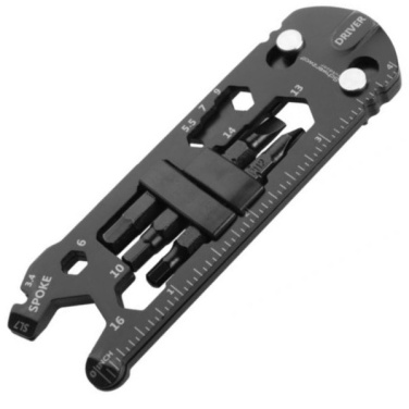 Logo trade business gift photo of: Bike tools INARI Schwarzwolf