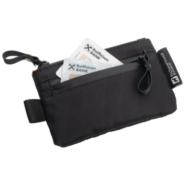 Logo trade promotional merchandise picture of: Trevel wallet ATBARA Schwarzwolf