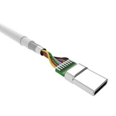 Logo trade promotional giveaway photo of: Data transfer cable LK10 Type - C Quick Charge 3.0