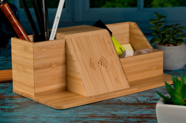 Logo trade promotional gifts image of: Desk organizer LUBLIN