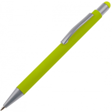 Logo trade promotional giveaway photo of: Metal ballpen touch pen soft touch SALT LAKE CITY