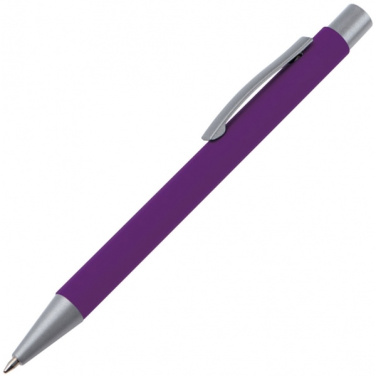 Logo trade promotional products picture of: Metal ballpen soft touch ABU DHABI